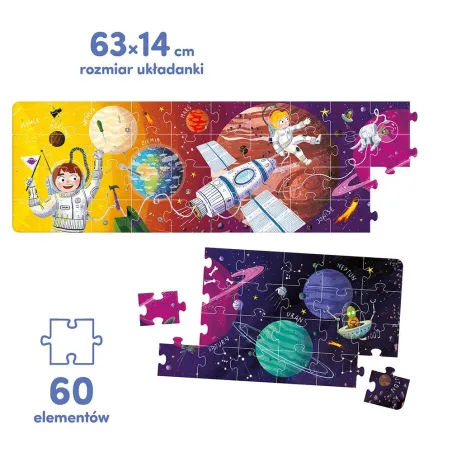 Kosmos Puzzle Panoramiczne 60 Elementów Czuczu 4+