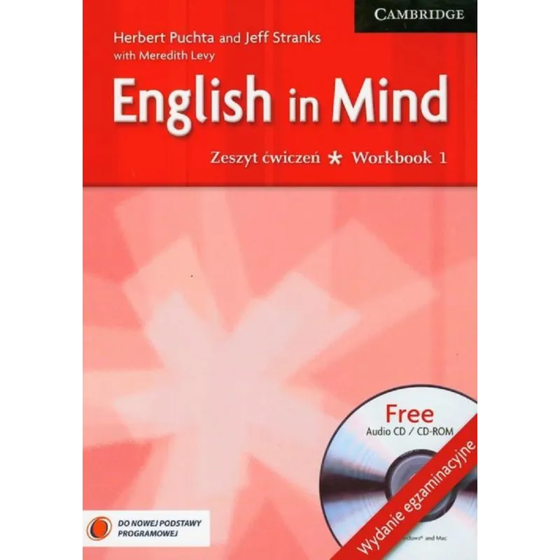 ENGLISH IN MIND WORKBOOK 1 Herbert Puchta, Jeff Stranks, Meredith Levy - Cambridge University Press