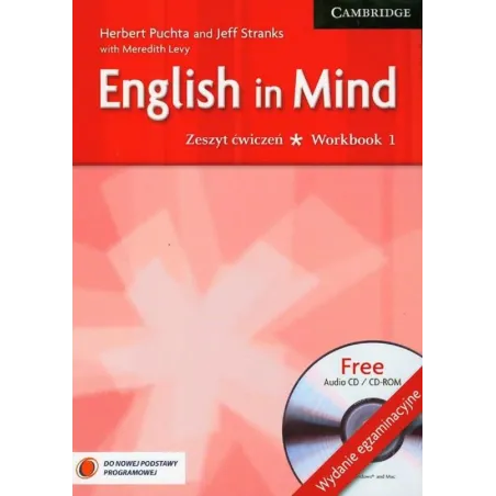 ENGLISH IN MIND WORKBOOK 1 Herbert Puchta, Jeff Stranks, Meredith Levy - Cambridge University Press