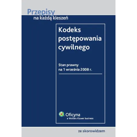 KODEKS POSTĘPOWANIA CYWILNEGO - Wolters Kluwer