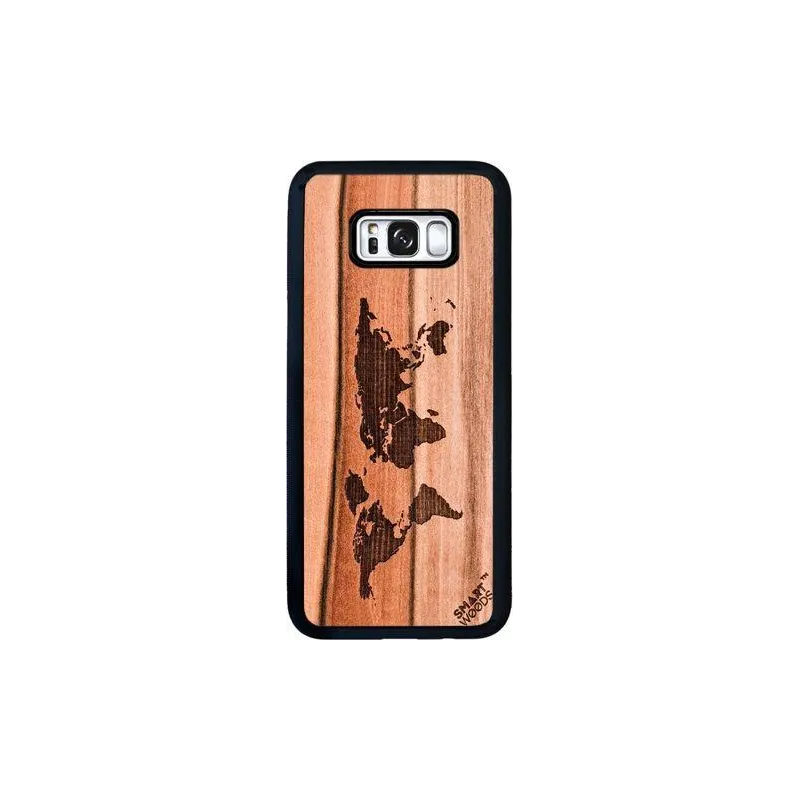 ETUI SAMSUNG GALAXY S8 PLUS MAPA ŚWIATA - Smartwoods