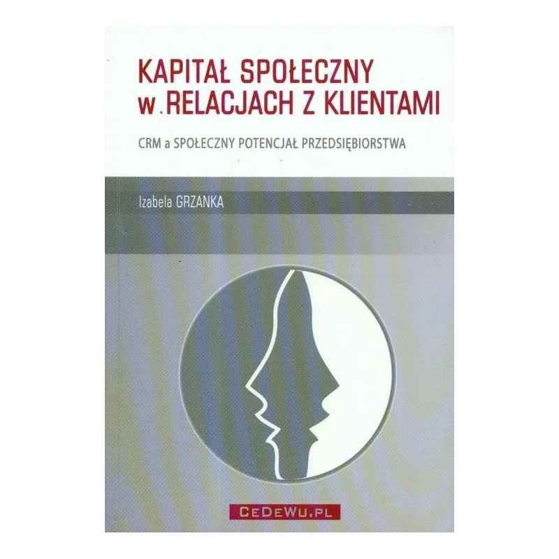 KAPITAŁ SPOŁECZNY W RELACJACH Z KLIENTAMI Izabela Grzanka - CEDEWU