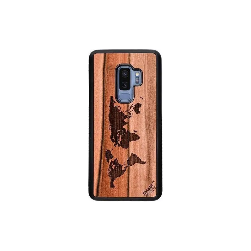 ETUI SAMSUNG GALAXY S9 PLUS MAPA ŚWIATA - Smartwoods