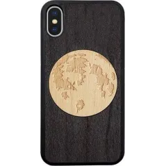 ETUI IPHONE X KSIĘŻYC - Smartwoods