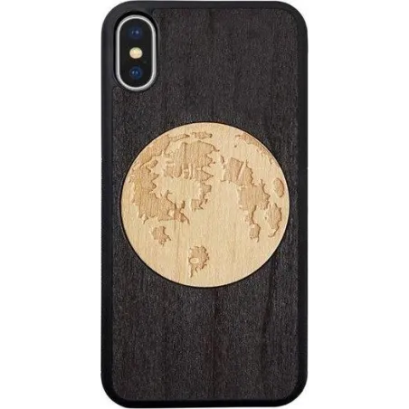 ETUI IPHONE X KSIĘŻYC - Smartwoods