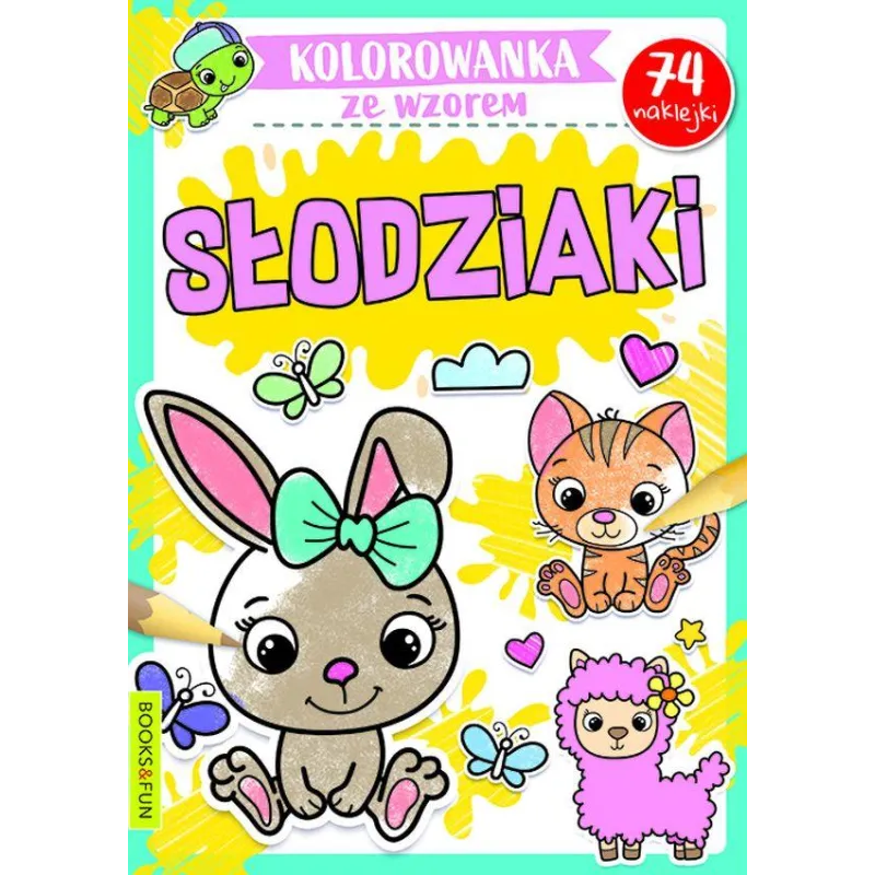 SŁODZIAKI KOLOROWANKA ZE WZOREM - Books and Fun