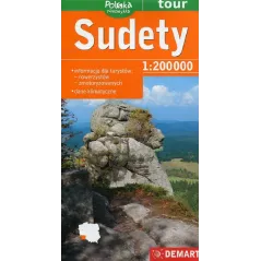 SUDETY MAPA TURYSTYCZNA 1 : 200 000 - Demart