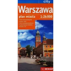 WARSZAWA PLAN MIASTA 1 : 26 000 - Demart