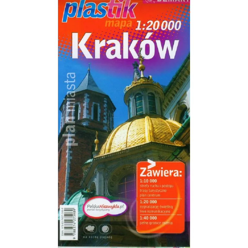 KRAKÓW PLAN MIASTA 1 : 20 000 - Demart
