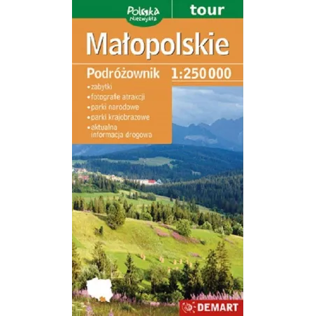 Małopolskie Podróżownik Mapa Turystyczna 1 : 250 000 Małopolskie Podróżownik Mapa Turystyczna 1 : 250 000