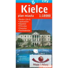 KIELCE PLAN MIASTA 1 : 18 000 - Demart