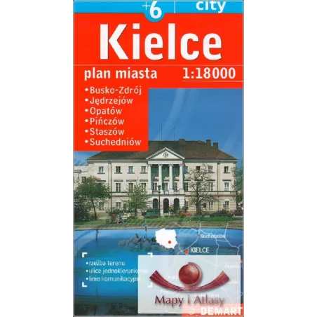 Kielce Plan Miasta 1 : 18 000