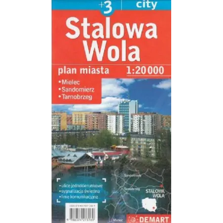 STALOWA WOLA, SANDOMIERZ, MIELEC, TARNOBRZEG PLAN MIASTA 1 : 20 000 - Demart