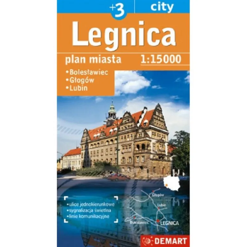 LEGNICA +3 PLAN MIASTA 1 : 15 000 - Demart