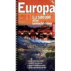 EUROPA ATLAS SAMOCHODOWY 1 : 1 500 000 - Demart
