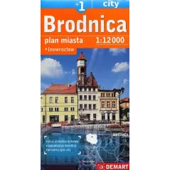 BRODNICA INOWROCŁAW PLAN MIASTA 1 : 11 000 - Demart