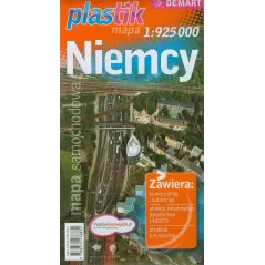 NIEMCY MAPA SAMOCHODOWA 1 : 925 000 - Demart