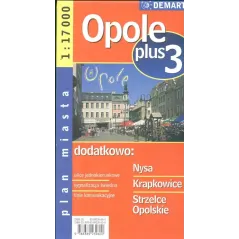 OPOLE, NYSA, KRAPKOWICE, STRZELCE OPOLSKIE PLAN MIASTA 1 : 17 000 - Demart