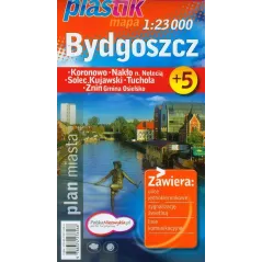 BYDGOSZCZ +5 PLAN MIASTA 1 : 23 000 - Demart