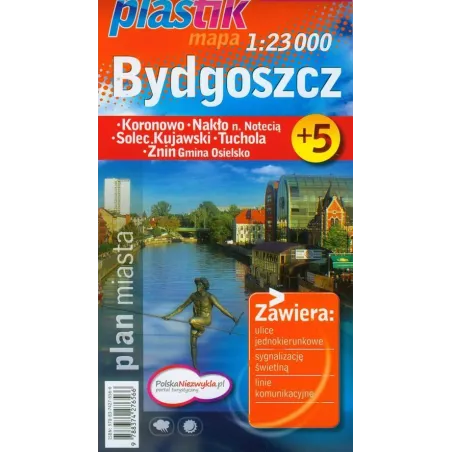 BYDGOSZCZ +5 PLAN MIASTA 1 : 23 000 - Demart
