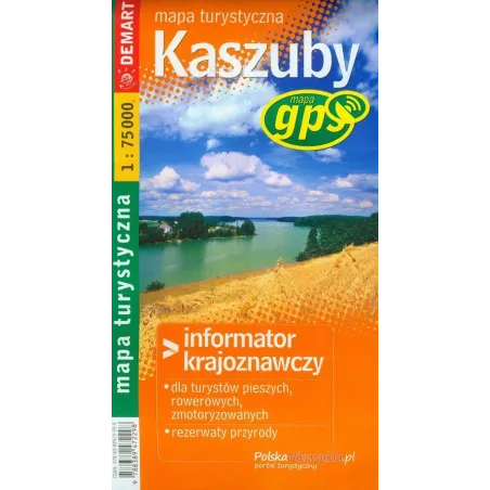 KASZUBY MAPA TURYSTYCZNA 1 : 75 000 - Demart