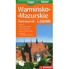 WARMIŃSKO-MAZURSKIE PODRÓŻOWNIK 1 : 250 000 - Demart