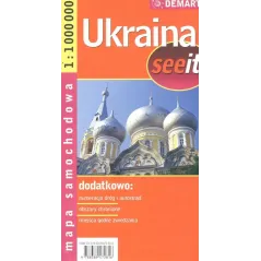 UKRAINA MAPA SAMOCHODOWA 1:1 000 000 - Demart