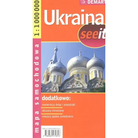 UKRAINA MAPA SAMOCHODOWA 1:1 000 000 - Demart