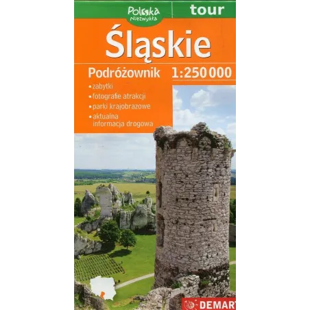 ŚLĄSKIE PODRÓŻOWNIK MAPA TURYSTYCZNA 1 : 250 000 - Demart