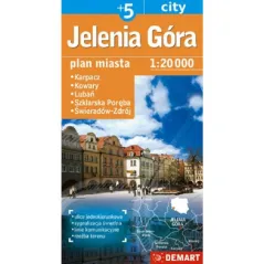 JELENIA GÓRA +5 PLAN MIASTA 1 : 20 000 - Demart