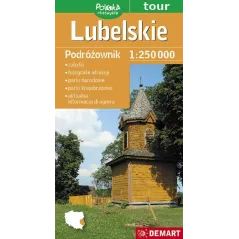 LUBELSKIE PODRÓŻOWNIK MAPA TURYSTYCZNA 1:250 000 - Demart