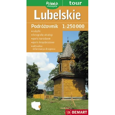 Lubelskie Podróżownik Mapa Turystyczna 1:250 000