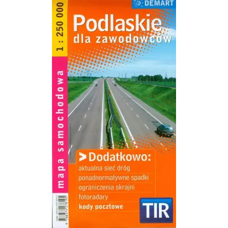 PODLASKIE MAPA SAMOCHODOWA 1 : 250 000 - Demart