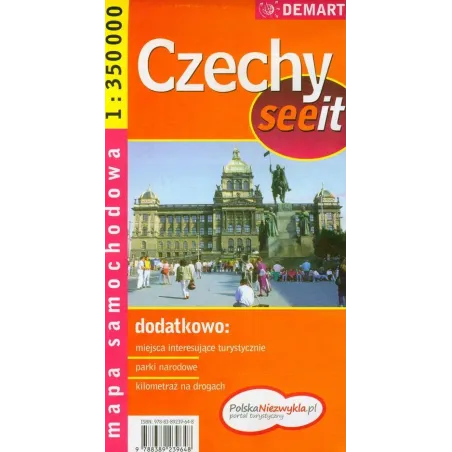 CZECHY MAPA SAMOCHODOWA 1 : 350 000 - Demart