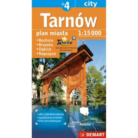 TARNÓW +4 PLAN MIASTA 1 : 15 000 - Demart