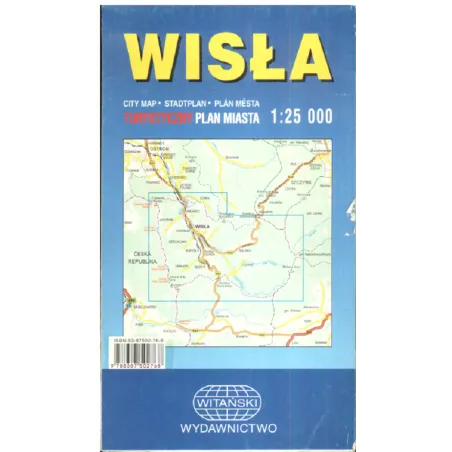 Wisła Turytyczny Plan Miasta 1:25 000 Wisła Turytyczny Plan Miasta 1:25 000