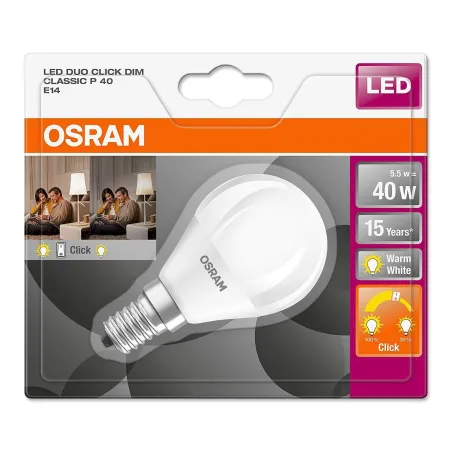 Żarówka Led 5.5W Star+ Duo Click Dim Classic P40 E14 Osram