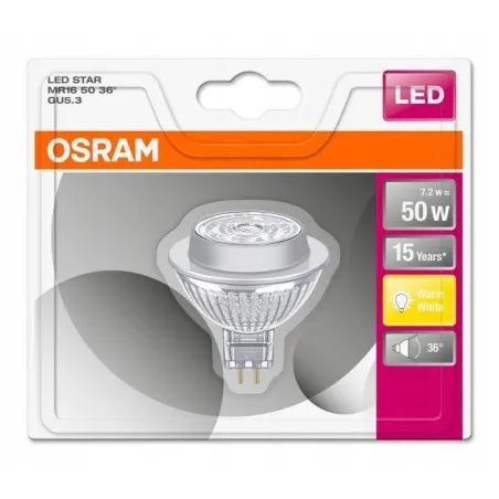 ŻARÓWKA HALOGEN LED STAR MR16 GU5.3 7.2W OSRAM - Osram
