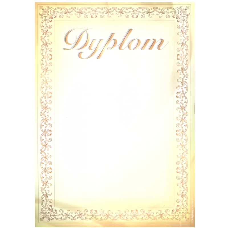 DYPLOM CERTYFIKAT A4 - Panon