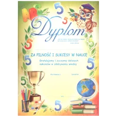 DYPLOM ZA PILNOŚĆ I SUKCESY W NAUCE A4 - Panon