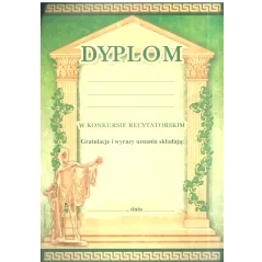 DYPLOM KONKURS RECYTATORSKI A4 - Panon