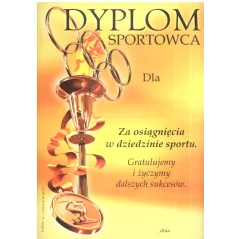 DYPLOM SPORTOWCA A4 - Panon
