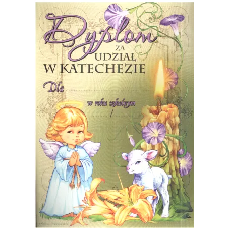 Dyplom Katechizacji A4 Dyplom Katechizacji A4