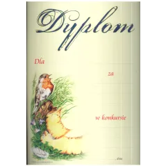 DYPLOM UDZIAŁU W KONKURSIE A4 - Panon