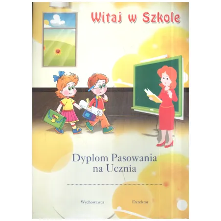 Dyplom Pasowania Na Ucznia A4 Dyplom Pasowania Na Ucznia A4