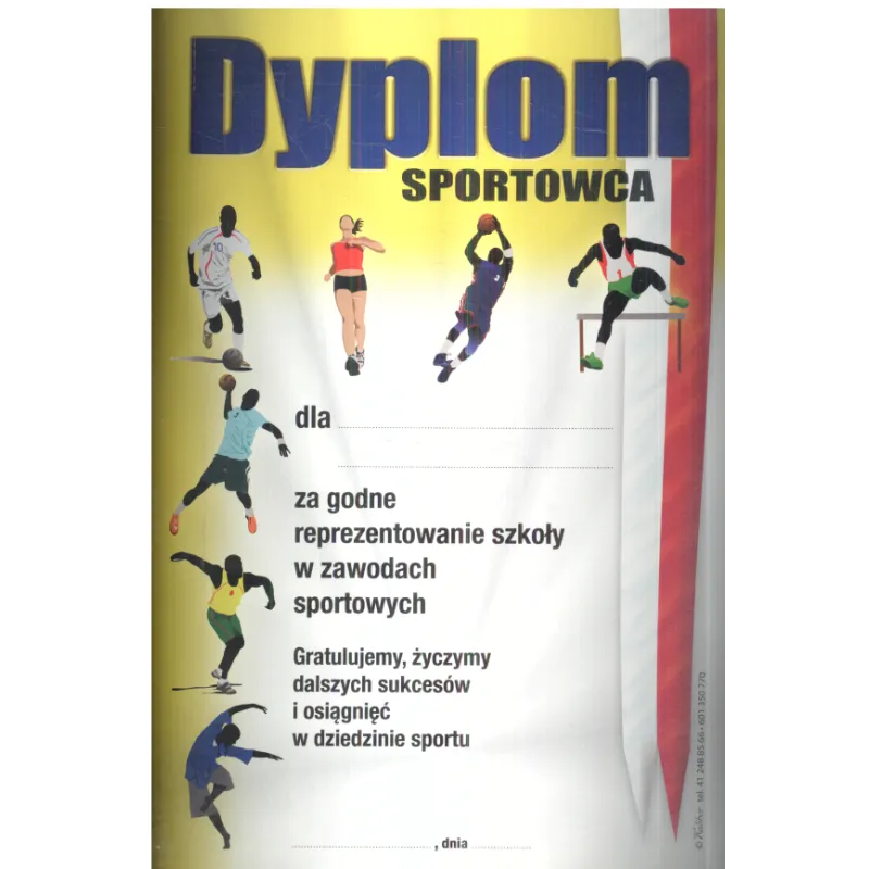 DYPLOM SPORTOWCA A4 - Panon