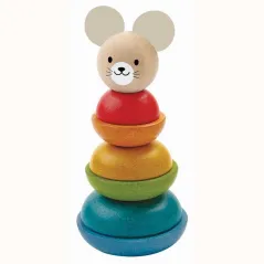MYSZKA WIEŻA DO UKŁADANIA 1+ - Plan Toys