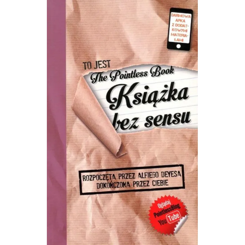KSIĄŻKA BEZ SENSU Alfie Deyes - Insignis