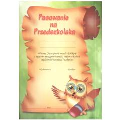 DYPLOM PASOWANIA NA PRZEDSZKOLAKA A4 - Panon