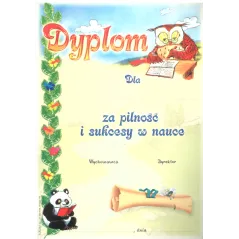 DYPLOM UKOŃCZENIA PRZEDSZKOLA B5 - Panon